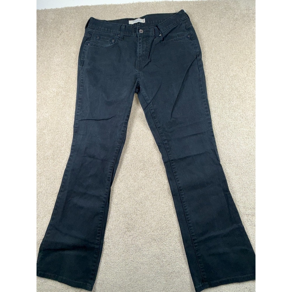 Levi's 515 Boot Cut Jeans Mens 8 Medium Navy‎ Denim Cotton Stretch Everyday Wear